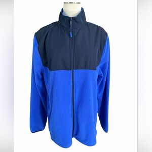 Athletic Works Men's Black and Blue Athletic wear jacket Size L